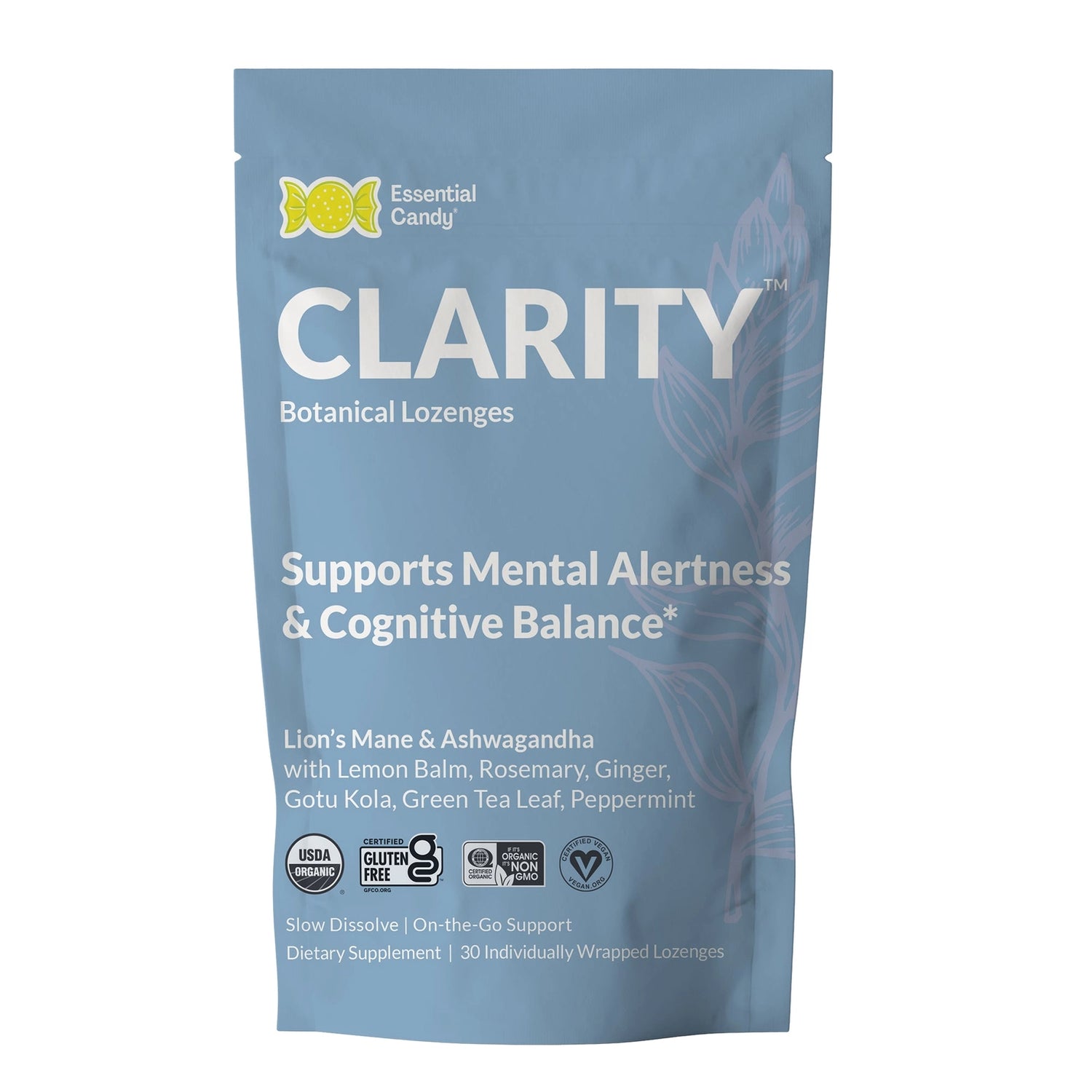 Functional Hard Candy - Clarity Botanical Lozenges