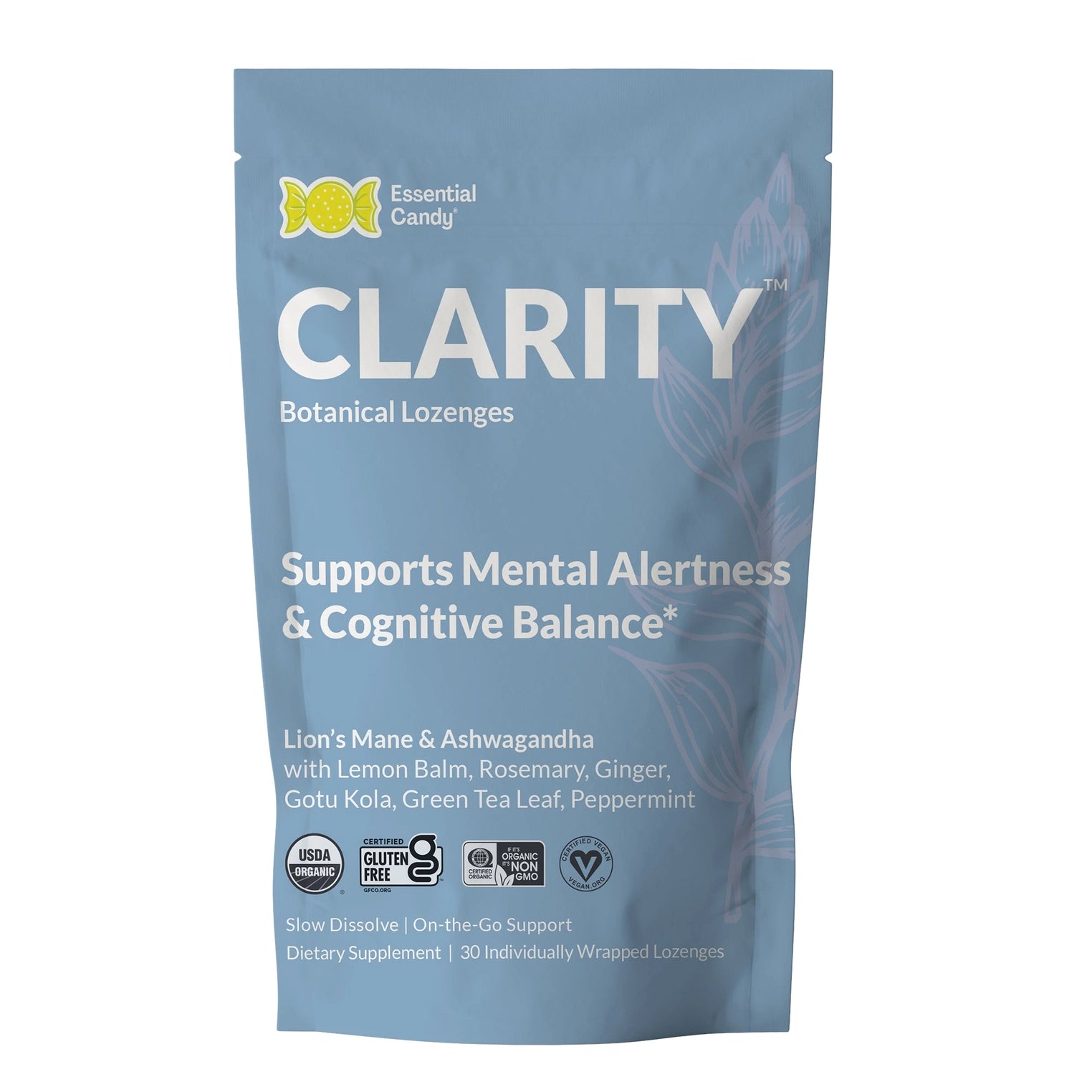 Functional Hard Candy - Clarity Botanical Lozenges