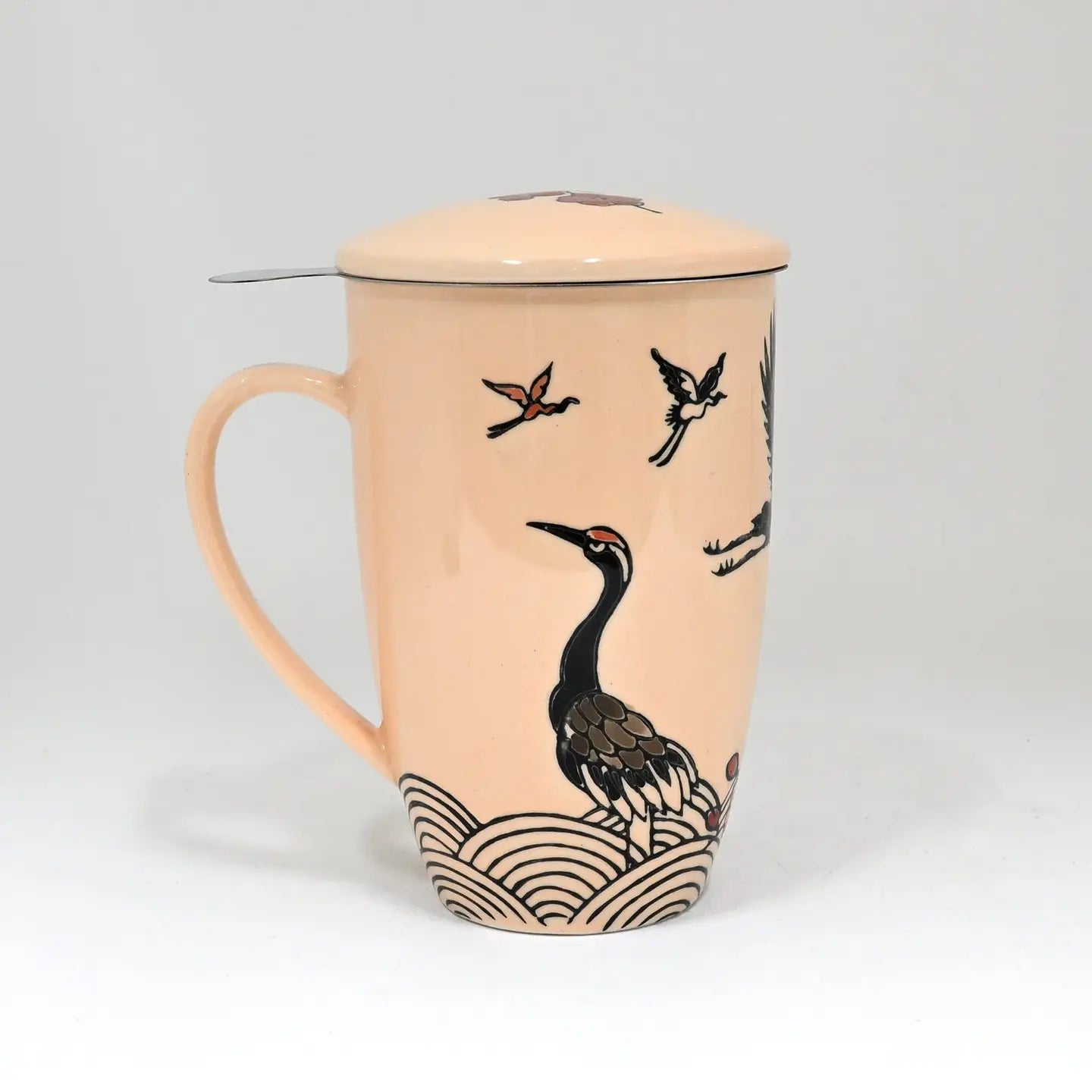 Crane Flower Mug &amp; Infuser