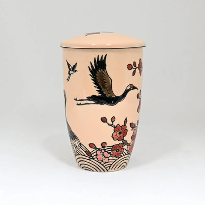 Crane Flower Mug &amp; Infuser