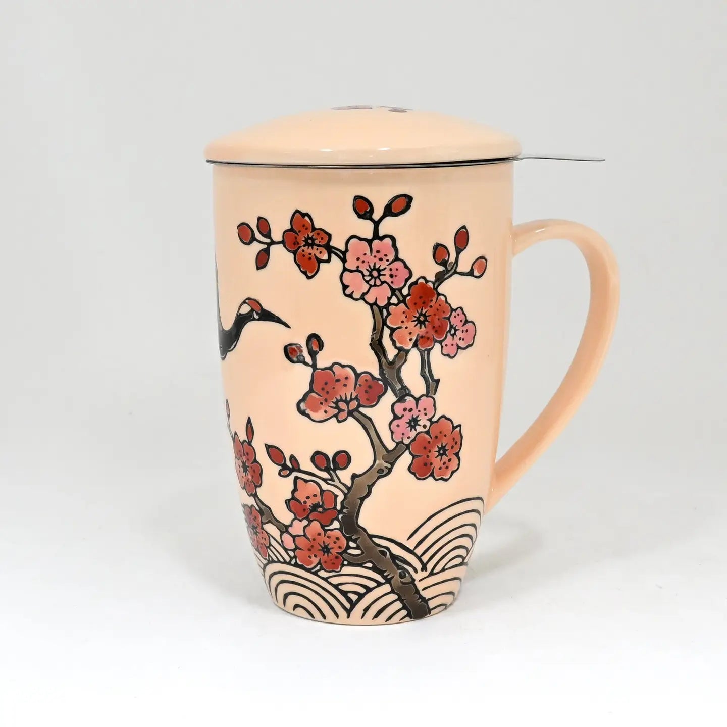 Crane Flower Mug &amp; Infuser