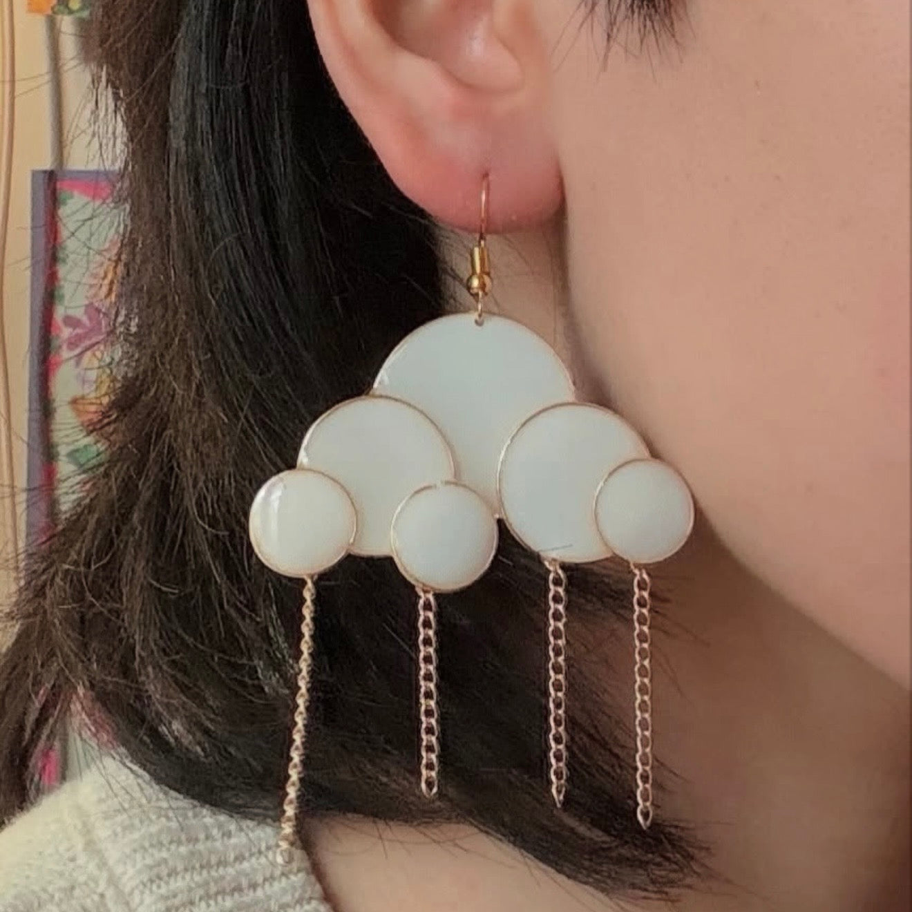 Katty’s Corner Earrings - Clouds