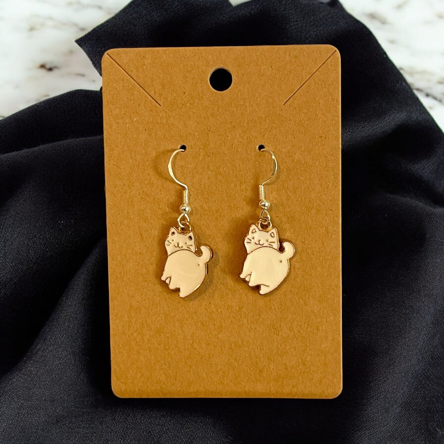 Steamed Stardust Earrings - Cats