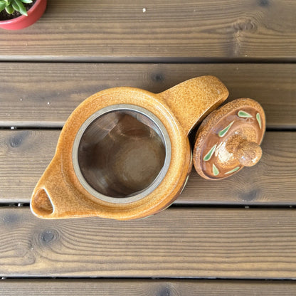 Vintage Teapot with Infuser - Brown Betty (Baum Bros, China)
