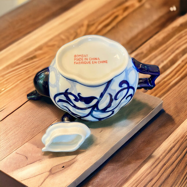 Vintage Teapot - Blue/White Windsor (Bombay)