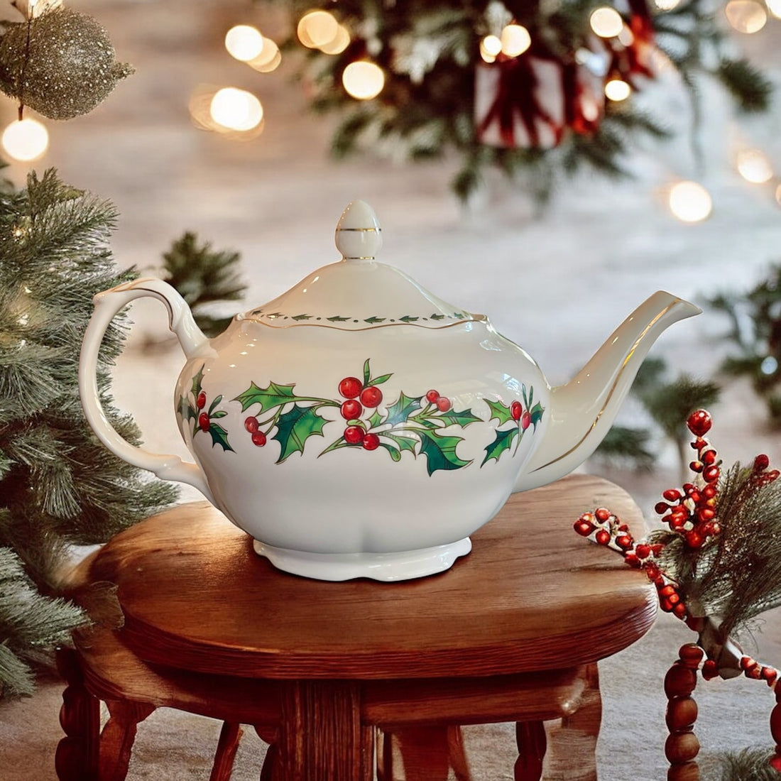 Vintage Teapot - A Cup of Christmas Tea (Waldman House Press, 1992)