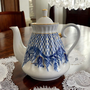 Vintage Teapot - Blue & White (Nantucket, China)
