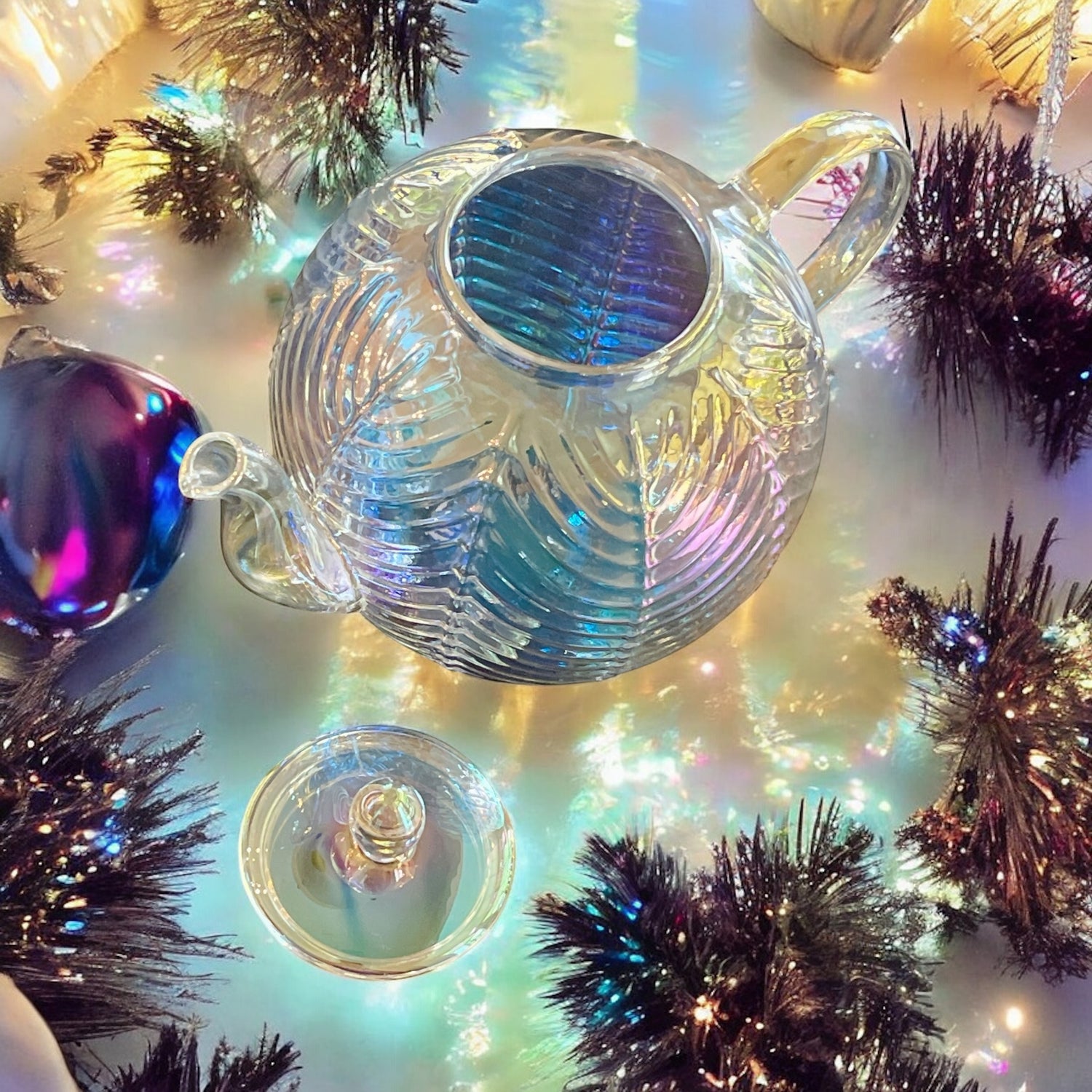 Vintage Teapot - Iridescent