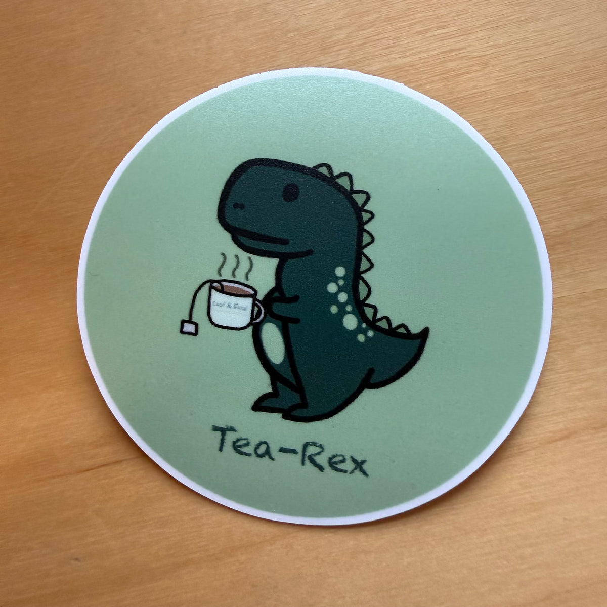 Vinyl Sticker - Tea Rex