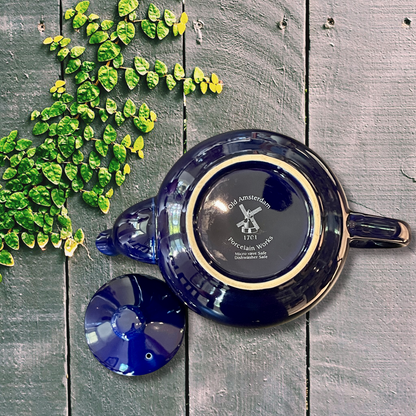 Vintage Teapot - Cobalt Blue (Old Amsterdam, China)