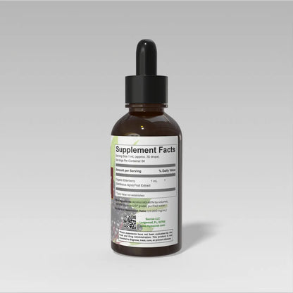 Elderberry Tincture - Premium Seasonal Wellness Support