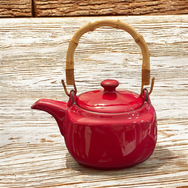 Vintage Teapot - Red Harmony (Southern Living)