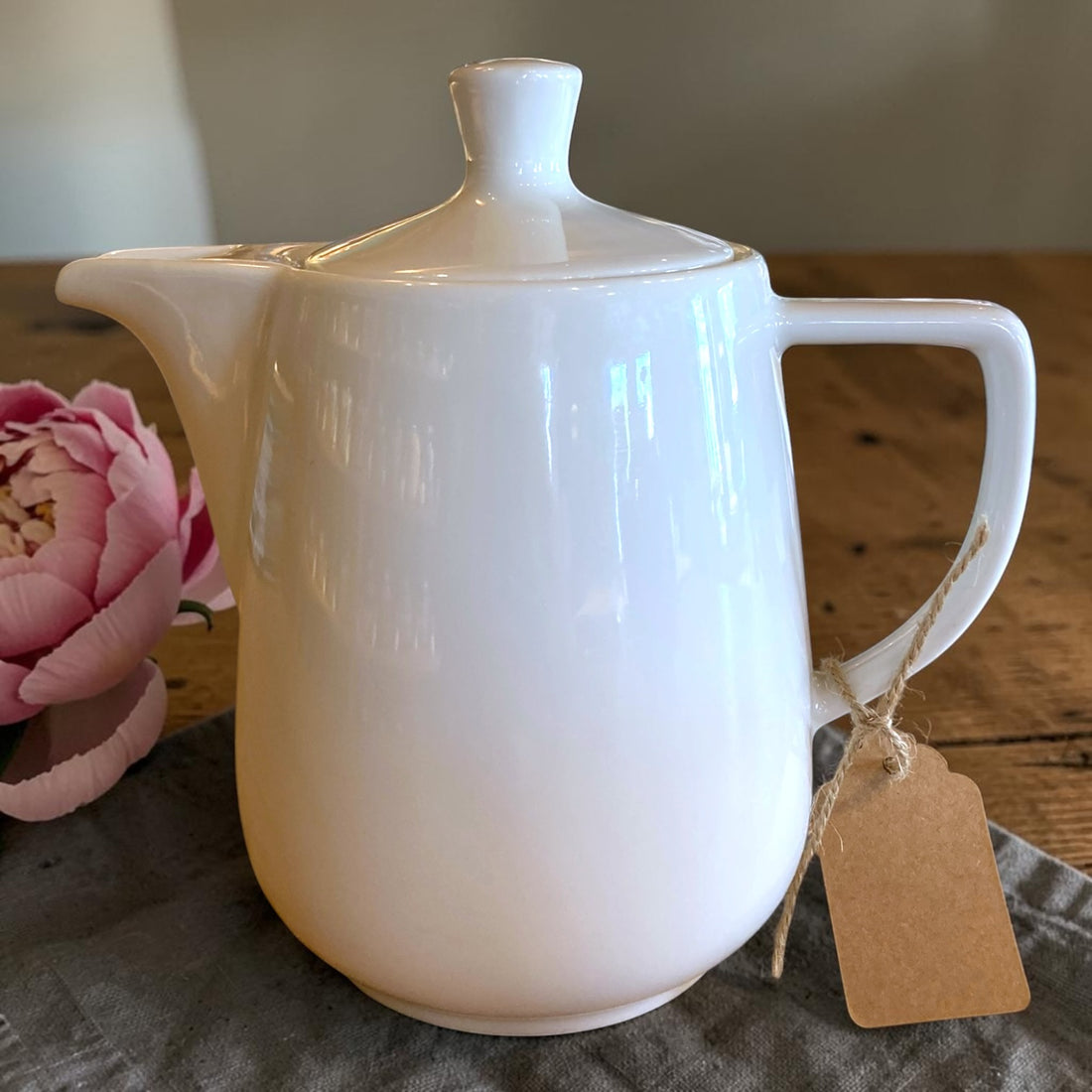Vintage Teapot - White Melitta (Germany)