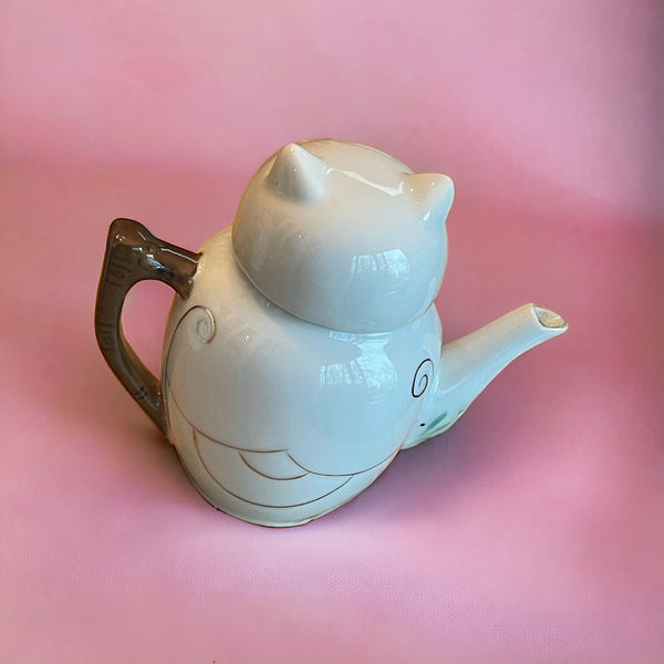 Vintage Teapot - Small Owl  (China)