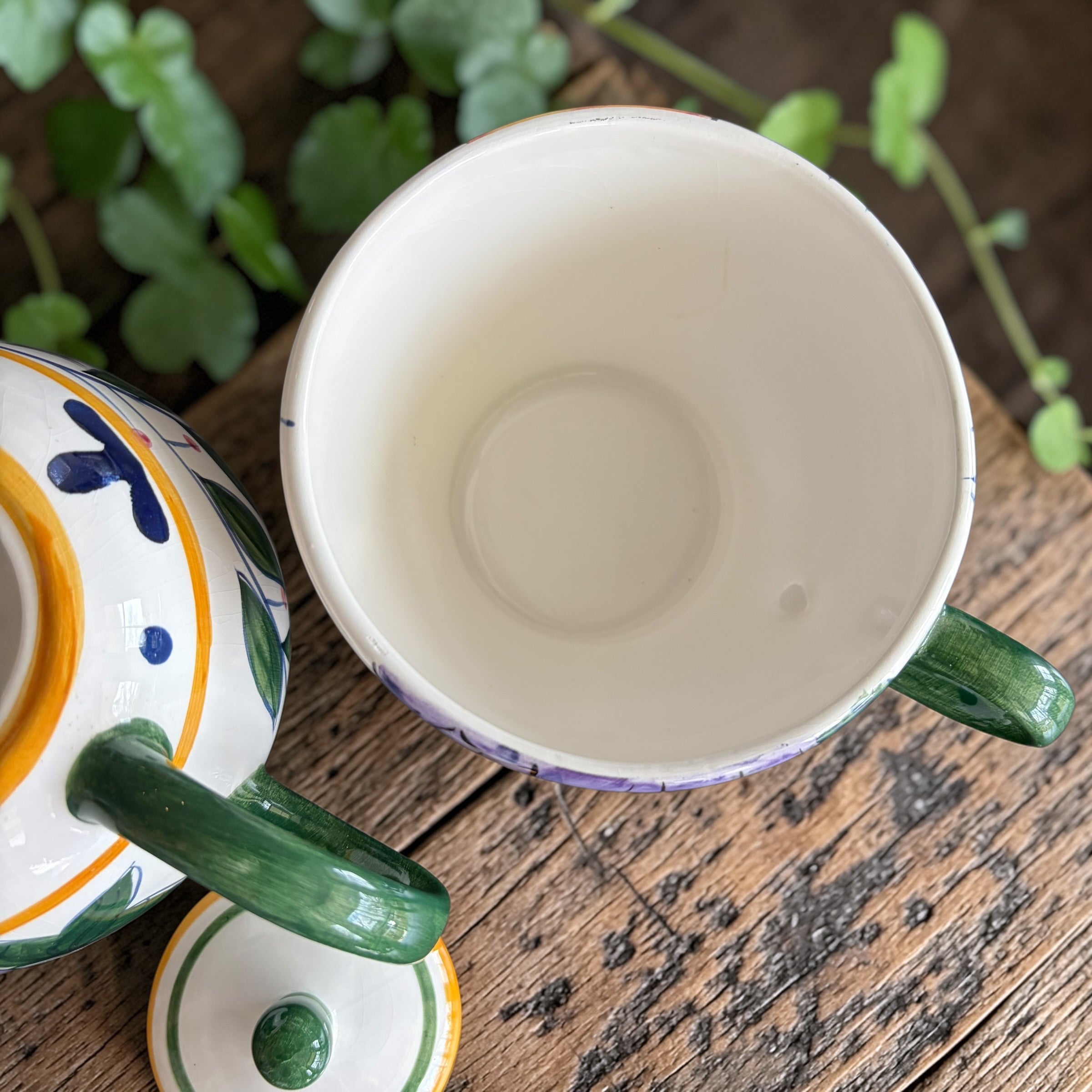 Vintage Teapot - Tuscan Fruit Tea for One (Capriware 1990s)