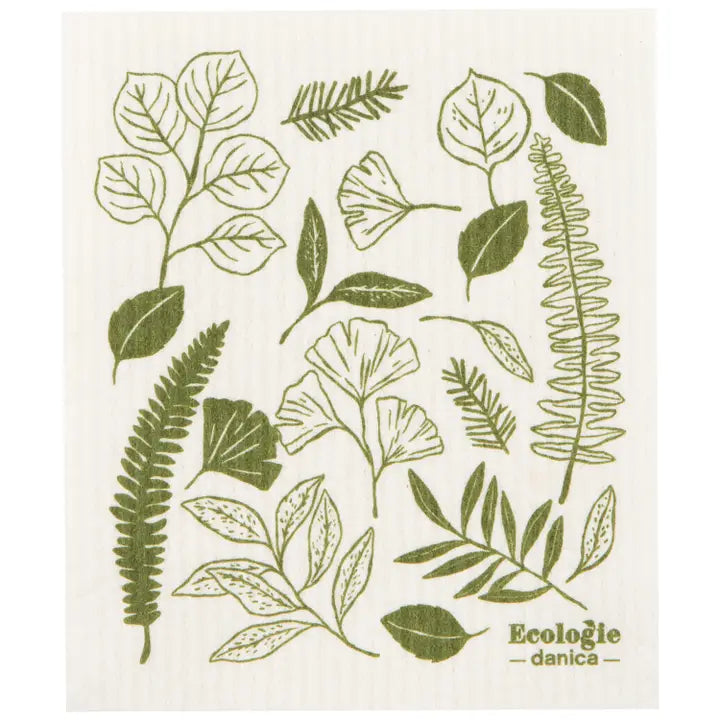 Swedish Sponge Cloth - Fern &amp; Frond