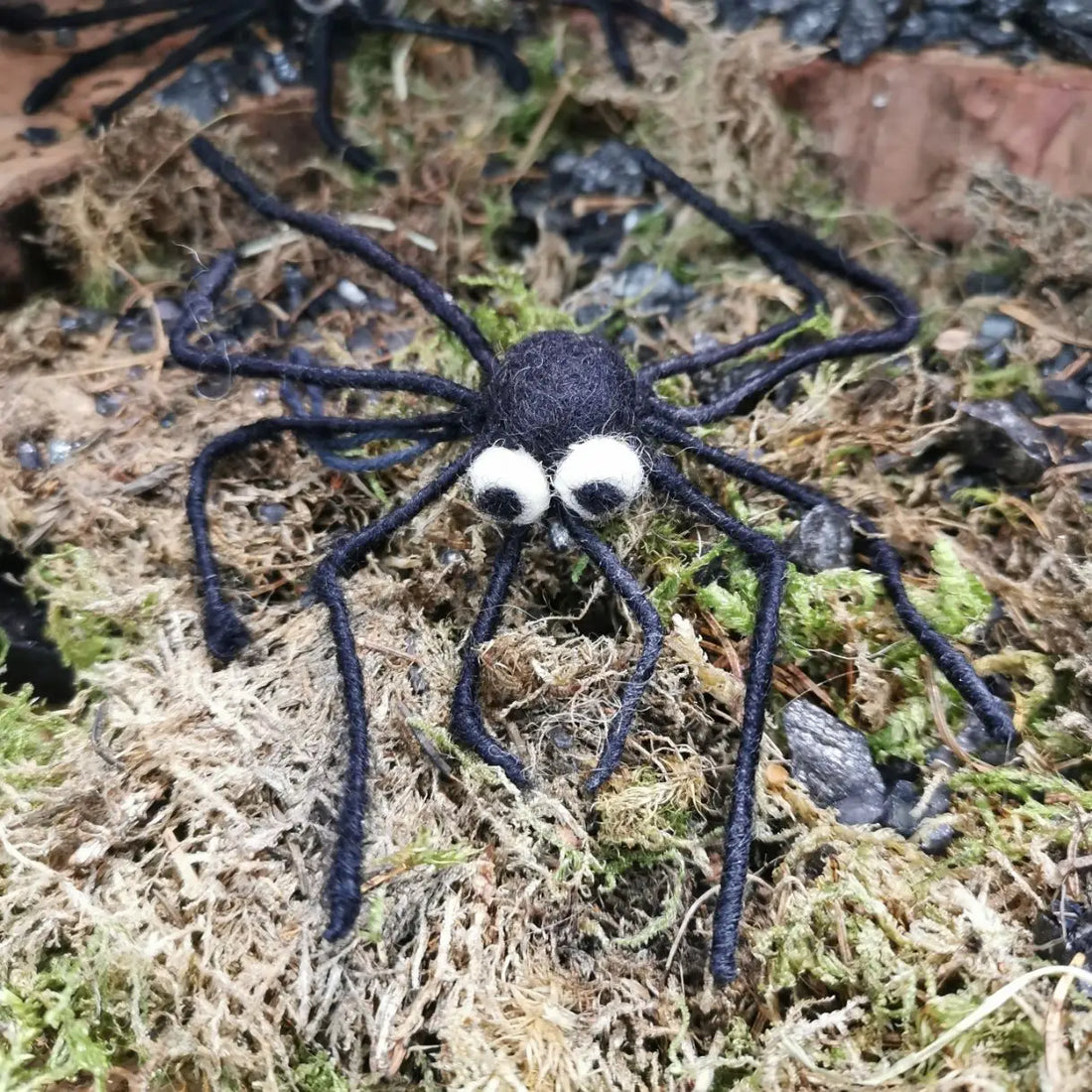 Handmade Felt Ornament - Spider