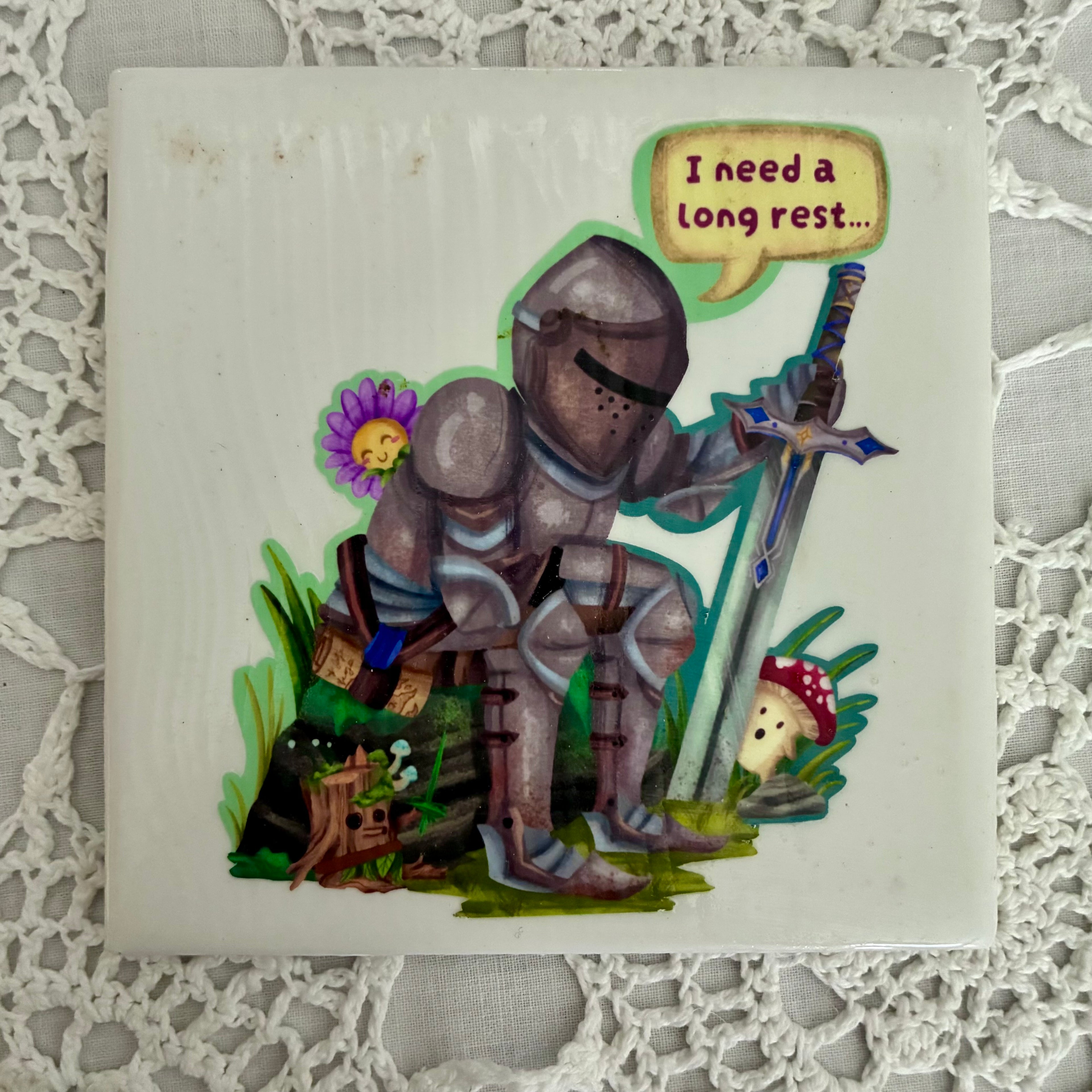 I Need a Long Rest Coaster