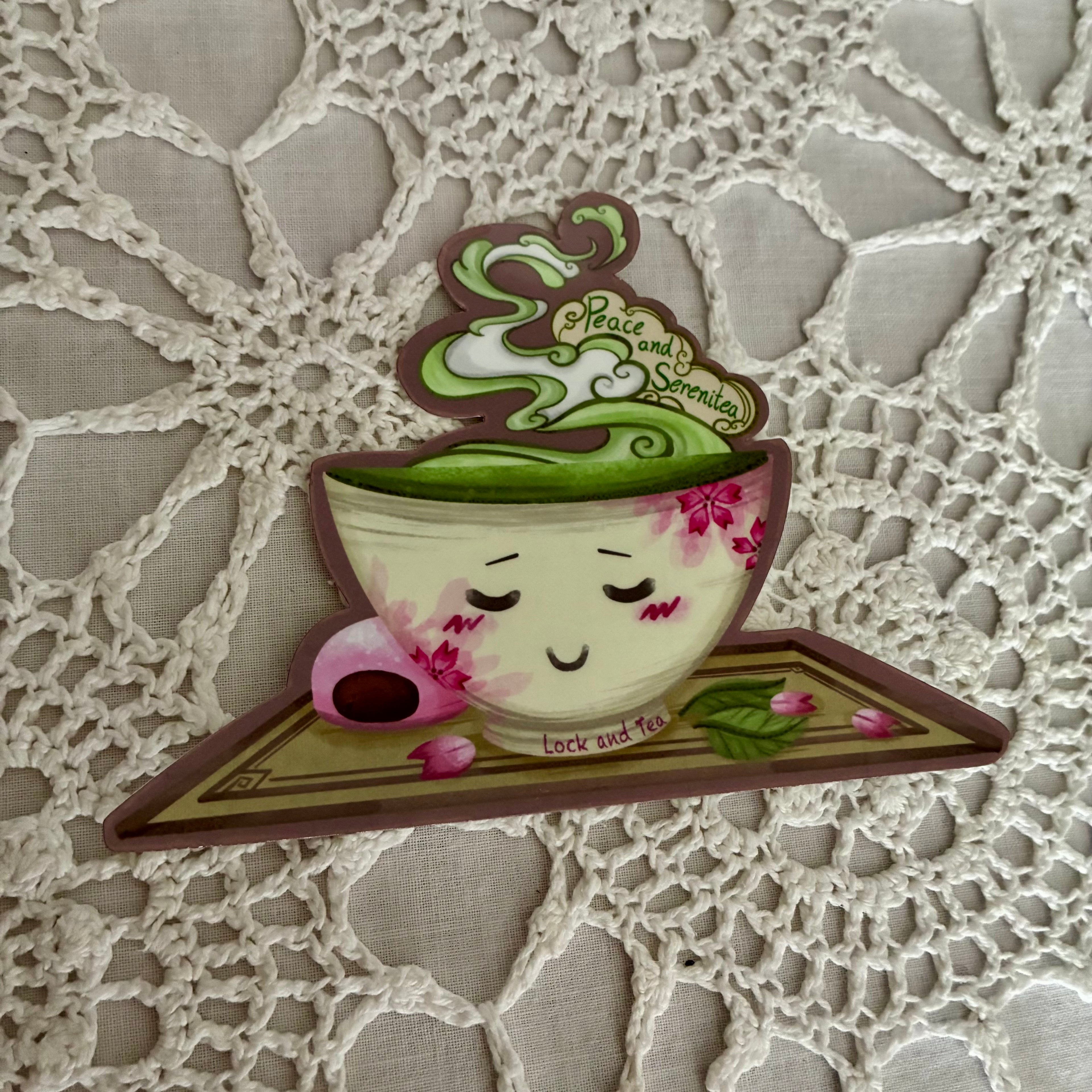 Peace and Serenitea Sticker