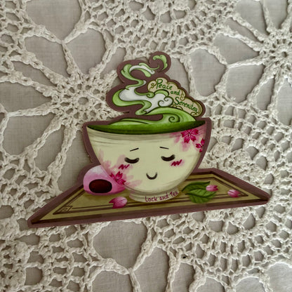 Peace and Serenitea Sticker