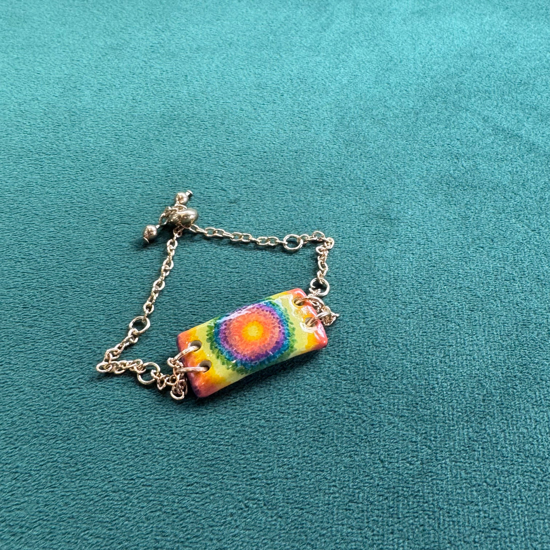 Handcrafted Pottery by Willow Tie-Dye Bracelet