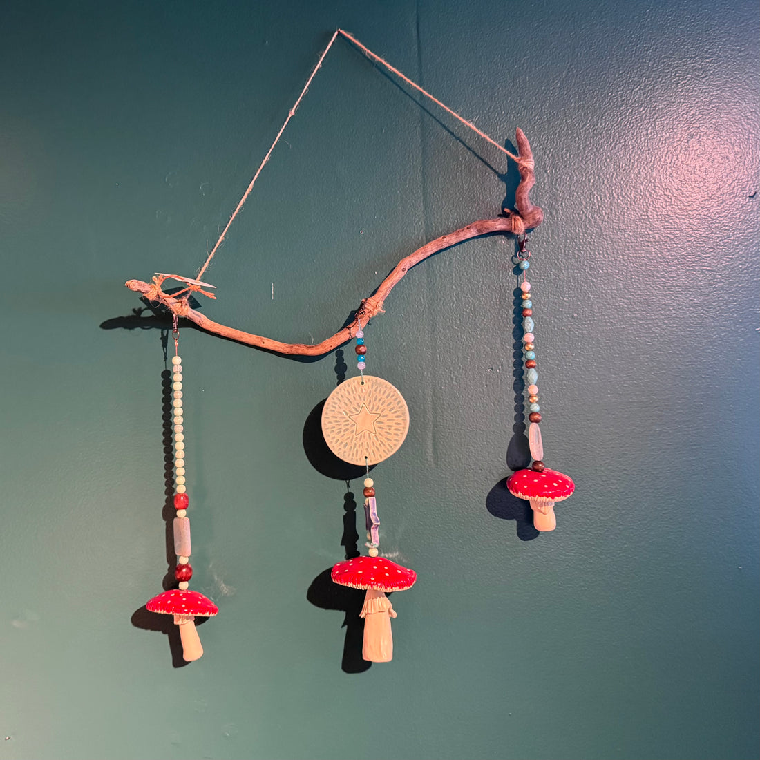 Pottery by Caiti - Mushroom Mobile