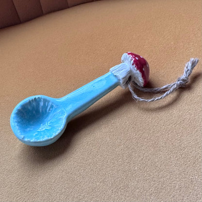 Pottery by Caiti - Mushroom Spoon