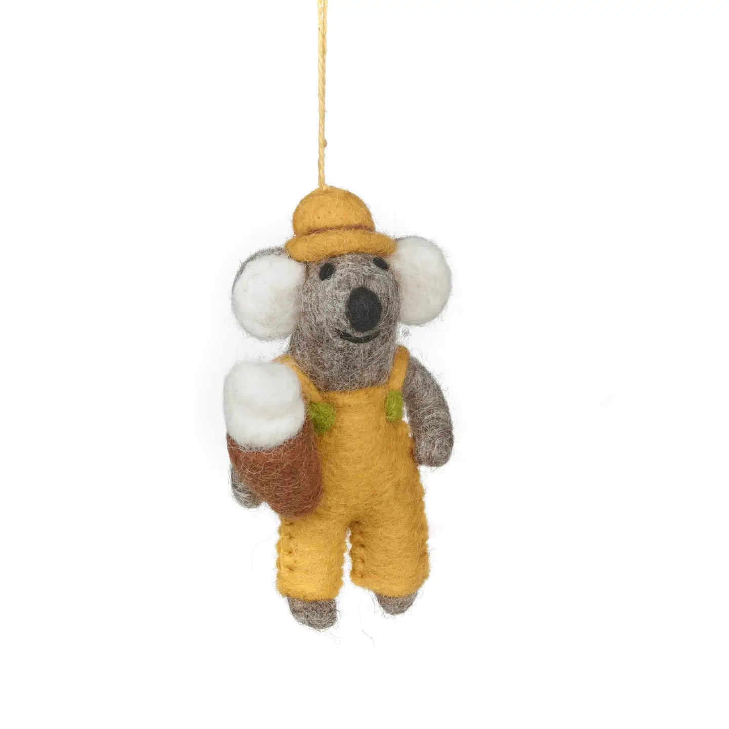 Handmade Felt Ornament - Kobe the Koala