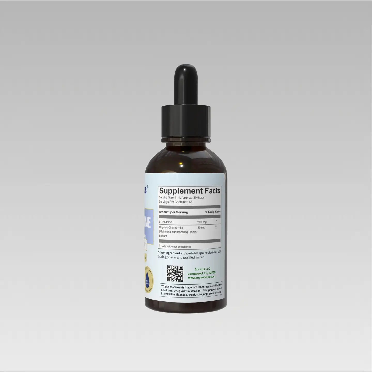 L-Theanine 200 Mg Liquid Drops