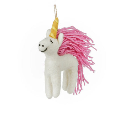 Handmade Felt Ornament - Mystic Unicorn