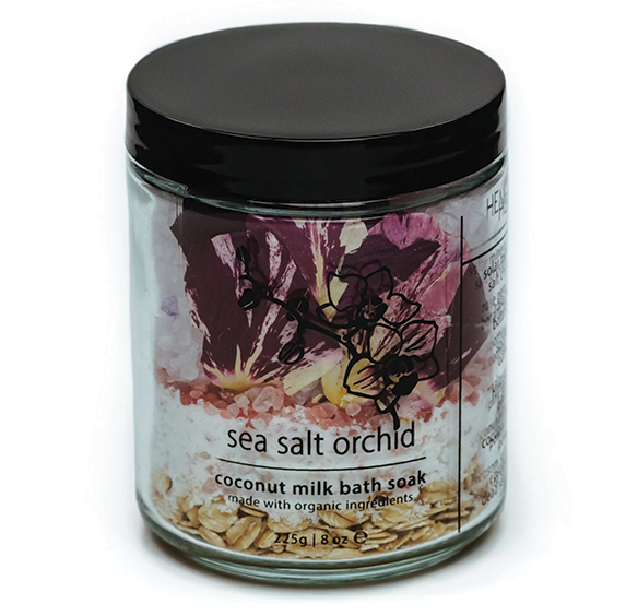 Coconut Milk Bath Soak - Sea Salt Orchid