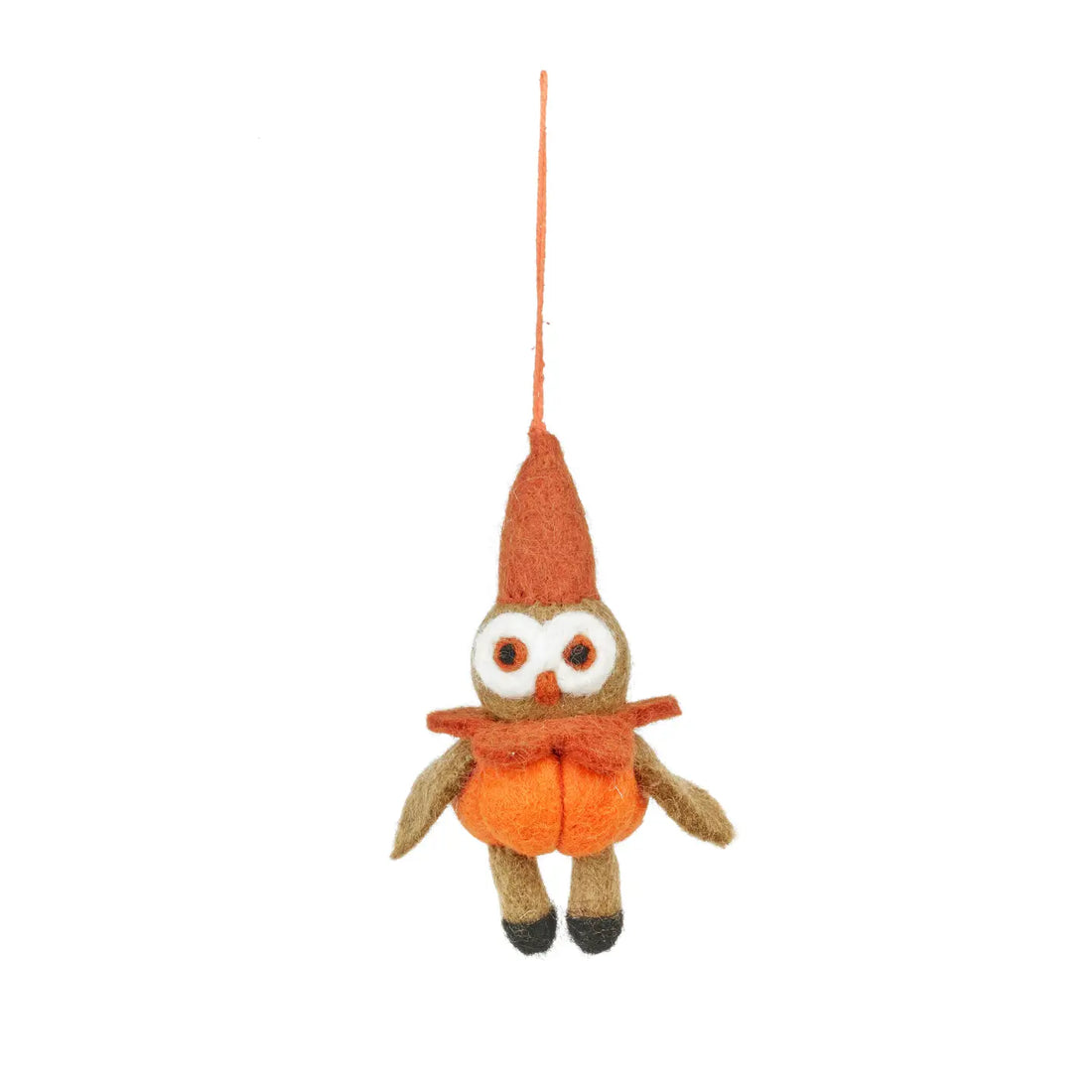 Handmade Felt Ornament - Ozzy the Owl