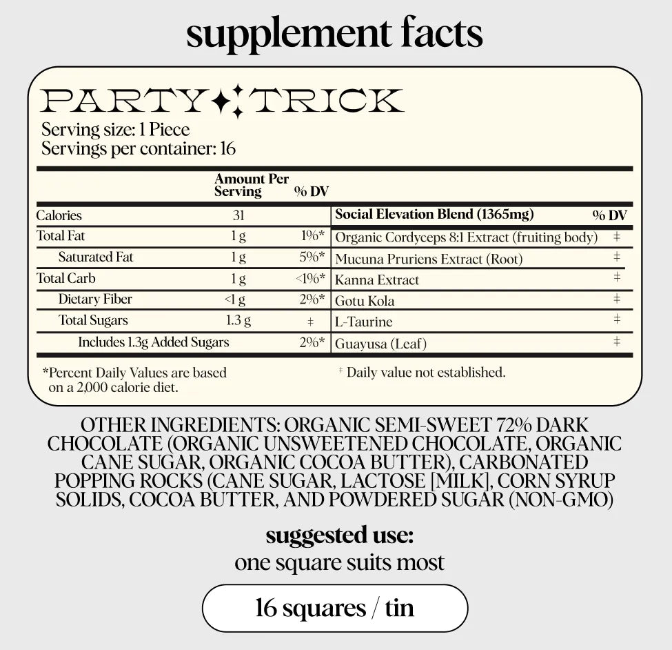Mushroom Chocolates - Party Trick
