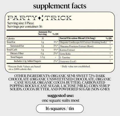 Mushroom Chocolates - Party Trick