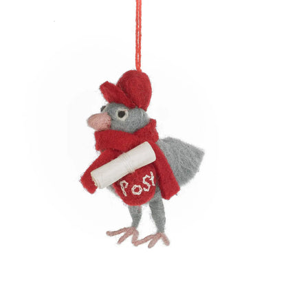 Handmade Felt Ornament - Pigeon Post