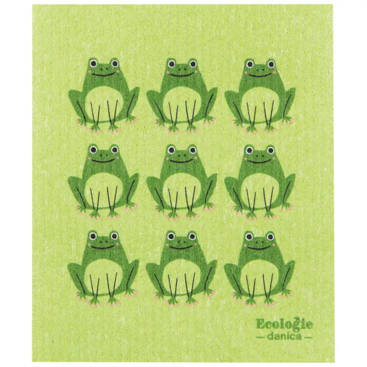 Swedish Sponge Cloth - Ribbit