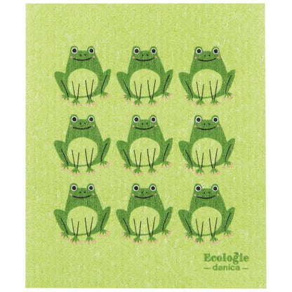 Swedish Sponge Cloth - Ribbit
