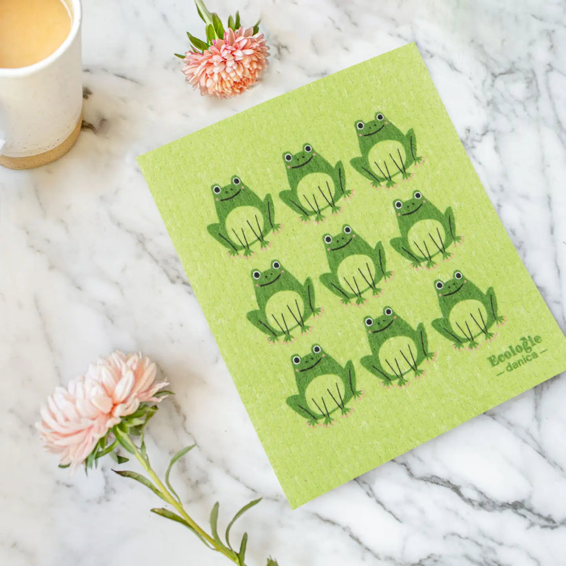 Swedish Sponge Cloth - Ribbit