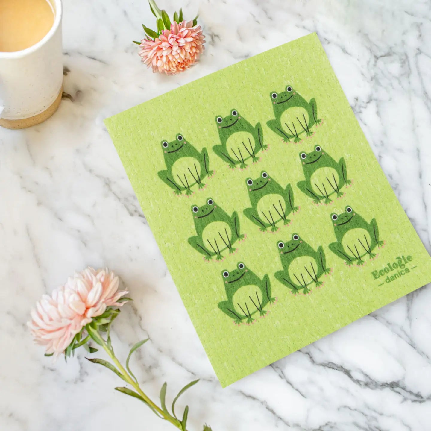Swedish Sponge Cloth - Ribbit