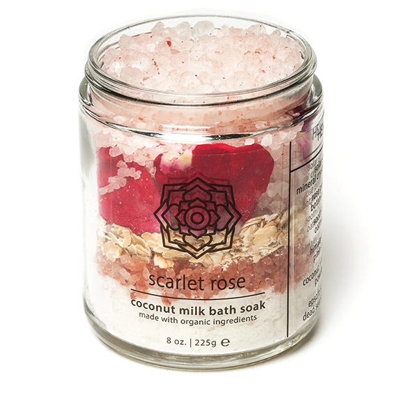 Coconut Milk Bath Soak - Scarlet Rose