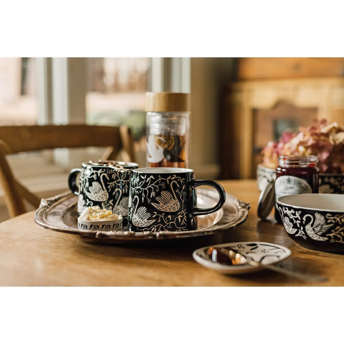 Imprint Stoneware Mug - Swan Song