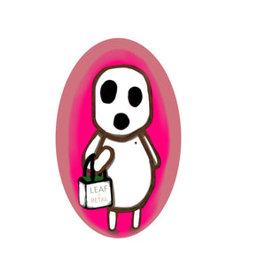 Vinyl Sticker - Ghost Shopper