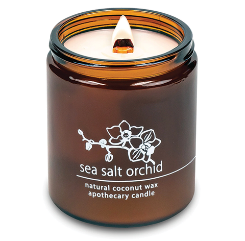 Sea Salt Orchid (4 oz Wood Wick Candle)