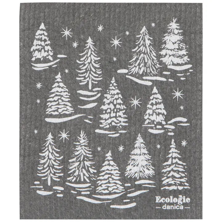 Swedish Sponge Cloth - Winter Frost Christmas