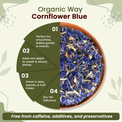 Blue Cornflowers (sold by weight)