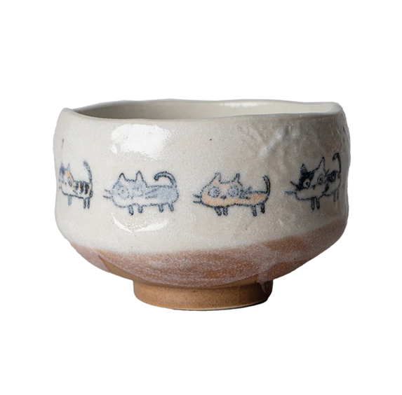 Matcha Bowl - Neko Cats