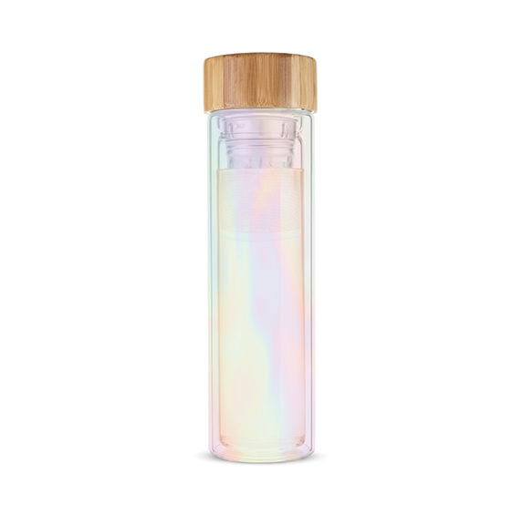 Glass Infuser Bottle - Iridescent