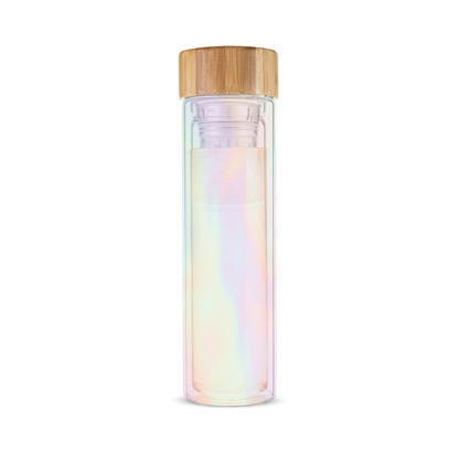 Glass Infuser Bottle - Iridescent