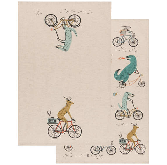 Tea Towel (set of 2) - Wild Riders