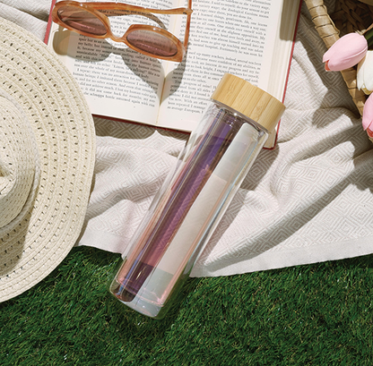 Glass Infuser Bottle - Iridescent